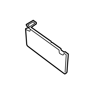 Kia 85210R0120BSU SUNVISOR Assembly, LH