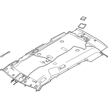 Kia 85310R0AJ0BSU HEADLINING ASSY