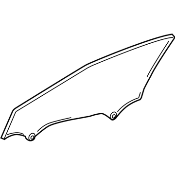 Lexus 68101-33171 Glass Sub-Assembly, Front Door
