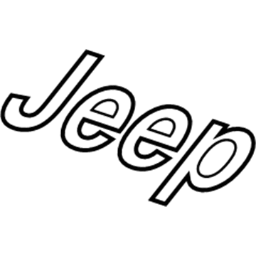 Mopar 68364626AA Nameplate