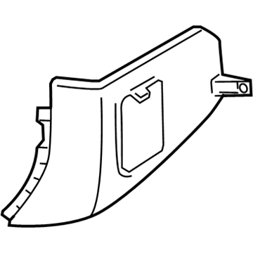 Nissan 66901-JF10A Finisher-Dash Side, LH