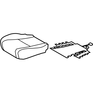 Toyota 71071-48760-B0 Cushion Cover
