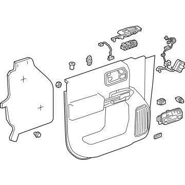 GM 84704354 Door Trim Panel