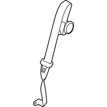 Ford DB5Z-78611B64-CA Center Seat Belt