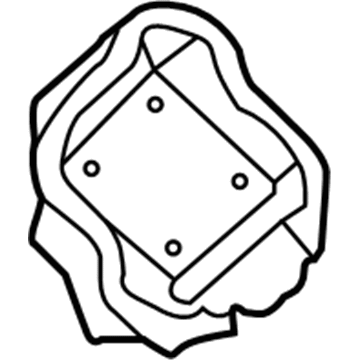 Lexus 73431-0E010 Cover, Rear Seat Belt