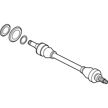 BMW 33-20-7-577-507 Left Cv Axle Shaft
