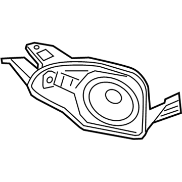 BMW 65-13-2-622-493 SUPPORT SPEAKER PARTITION PA