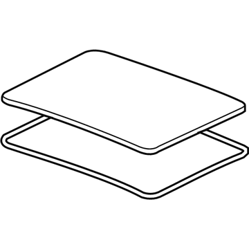 GM 15893307 Sunroof Glass