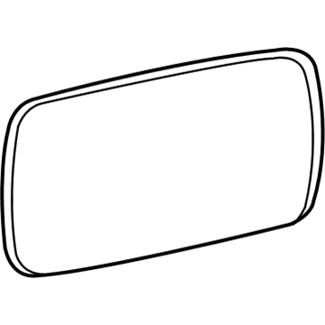 BMW 51-16-3-404-629 Mirror Glass, Heated, Plane, Left