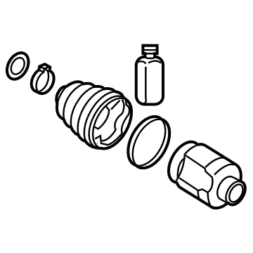 Hyundai 495R3-CW050 JOINT KIT-DIFF SIDE, RH