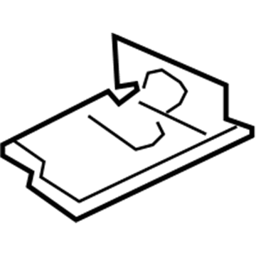 BMW 41-11-7-267-349 Trunk Floor Left