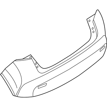 Nissan 85022-3YM0A FASCIA-Rear Bumper