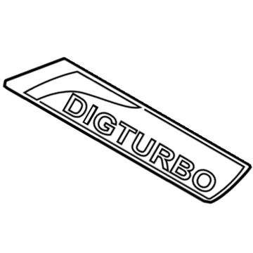 Nissan 90894-1KC0A Rear Emblem