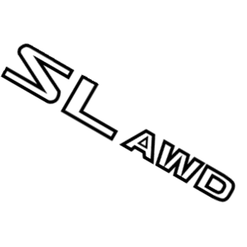 Nissan 84896-JM10A Rear Emblem
