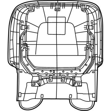 Mopar 6PH961A5AE PANEL-FRONT SEAT BACK
