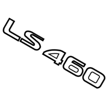Lexus 75443-50010 Luggage Compartment Door Plate, No.3