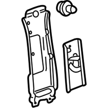 Toyota 62410-48060-A0 Center Pillar Trim
