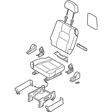 Kia 0K52Y57500D444 Seat-Rear 2ND, LH