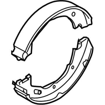 Ford BU2Z-2648-B Park Brake Shoes