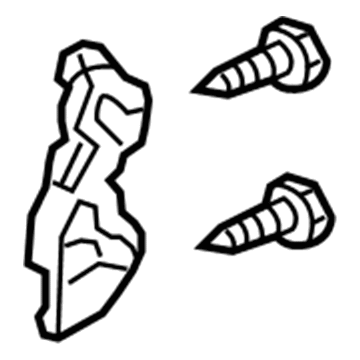 Honda 06100-TM8-A11 Leg Kit B, R. Headlight Mounting