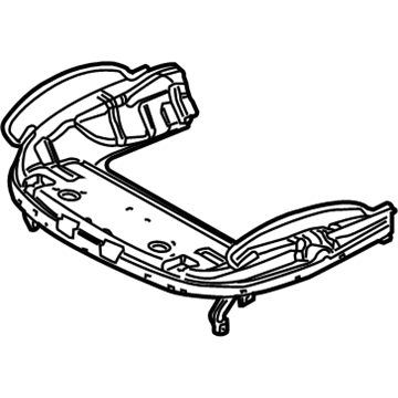 BMW 52-10-7-019-253 Seat Pan Left