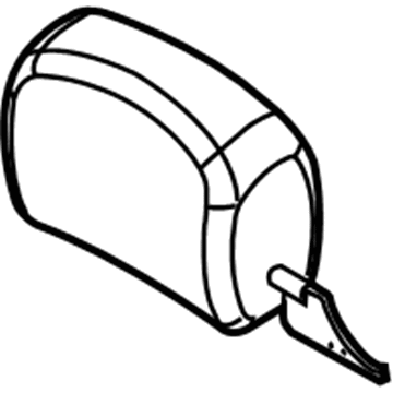 BMW 52-10-7-064-979 Headrest Leather, Left