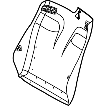 BMW 52-10-7-056-147 Rear Panel, Left