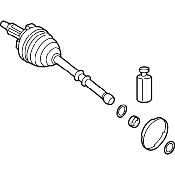 Kia 49525D2100 Joint & Shaft Kit-Fr