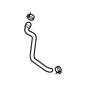 Hyundai 25450-F2460 Hose & Clamp Assembly