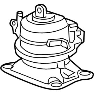 Honda 50830-T2G-A01 Mounting Rub Assy, Eng