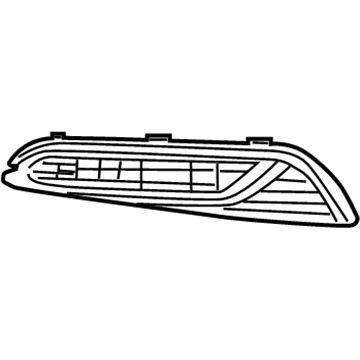 Honda 71106-TR3-A61 Garnish, R. FR. Side