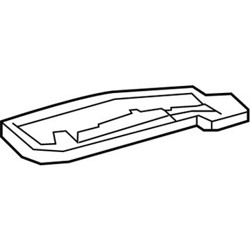 Acura 75273-TL4-G01 Pad, Right Rear