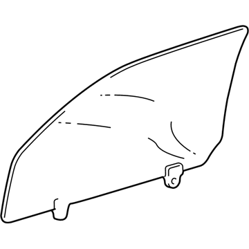 Lexus 68101-0E011 Glass Sub-Assy, Front Door, RH