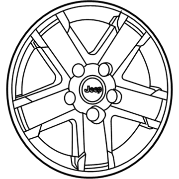 Mopar 5HT59SZ0AC Wheel Center Cap