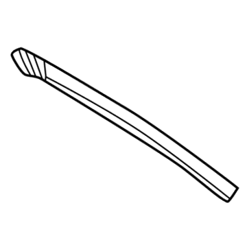 BMW 51-00-7-457-817 Window Guide, Left Front Door