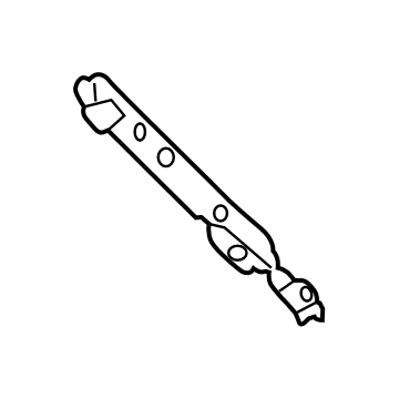 BMW 51-43-7-433-497 BRACKET, COLUMN C COVER, LEF