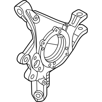 BMW 33-30-8-095-657 WHEEL CARRIER, REAR LEFT