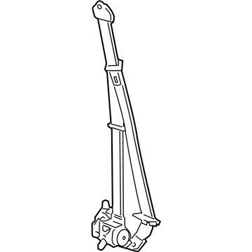 GM 19260176 Belt & Retractor
