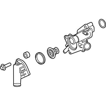 Ford HL3Z-8A586-B Water Outlet