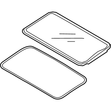 Hyundai 81610-J9000 Sunroof Glass Panel Assembly