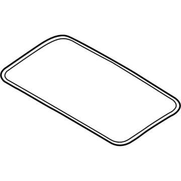 Kia 81613F2000 Weatherstrip-Sunroof Glass