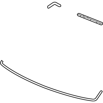 Honda 04731-SAA-000 Rubber Set, FR. Windshield Dam