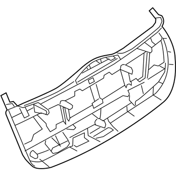 BMW 51-49-7-162-179 Lower Tail Lid Trim Panel