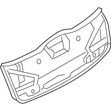 BMW 51-48-7-129-821 Sound Insulating For Trunk Lid