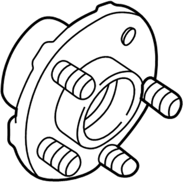 Ford YF1Z-1104-AC Hub Assembly