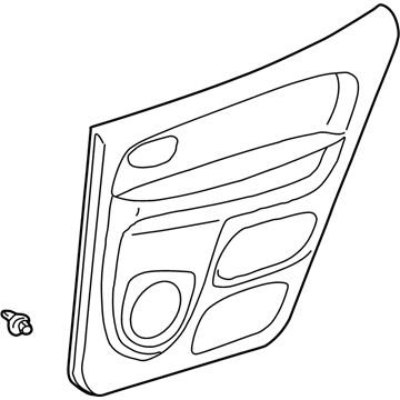 Toyota 67630-0C010-B0 Door Trim Panel