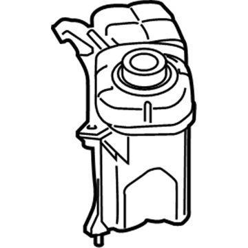 BMW 17-13-2-284-600 Coolant Expansion Tank