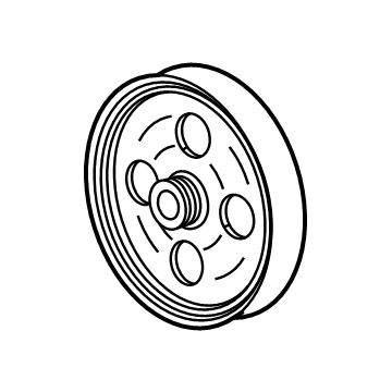 GM 12682902 Pump Pulley