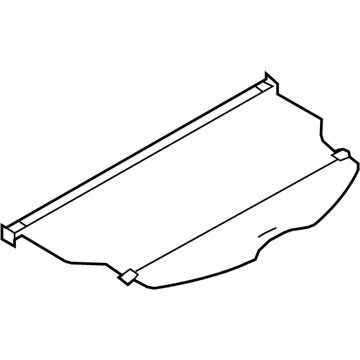 Nissan H4982-JM52C Cargo Area Cover(Black)