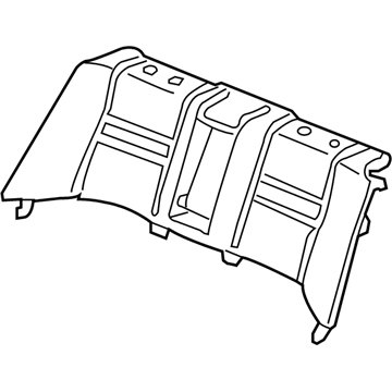 Honda 82127-SDR-A92 Pad & Frame, Rear Seat-Back